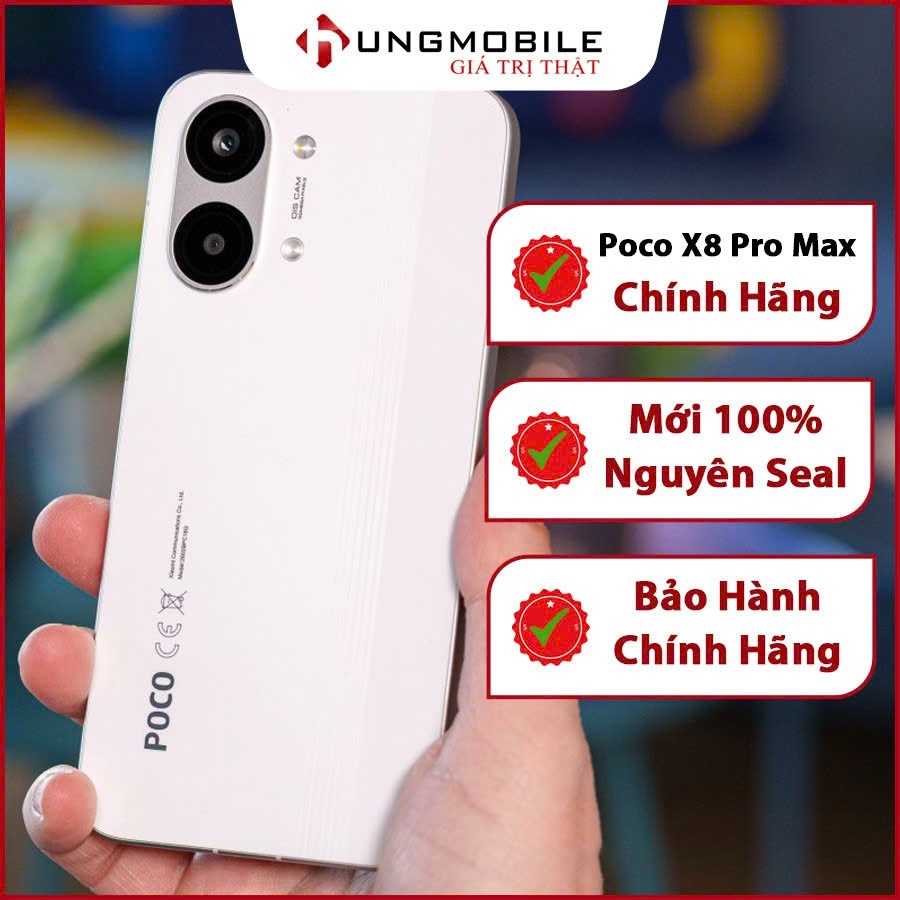 Điện thoại Poco X8 Pro Max 12GB+256GB| Dimensity 9500s