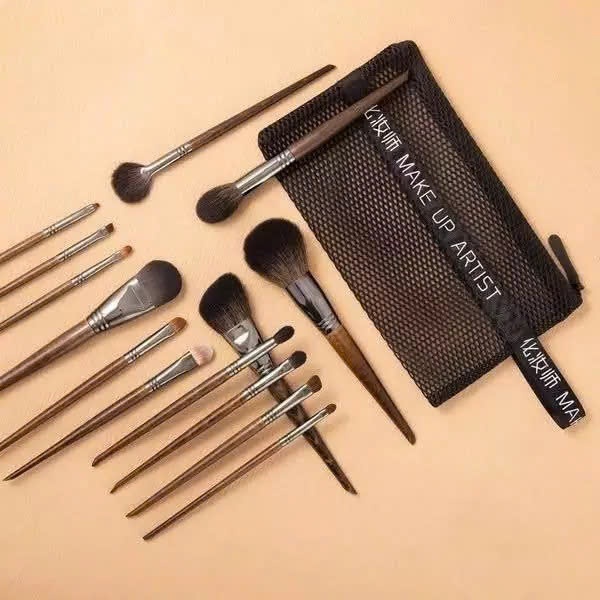 Bộ Cọ Trang Điểm 14 Cây OVW Lông Tự Nhiên Mềm Mại Bộ Cọ Makeup Cá Nhân Chuyên Nghiệp