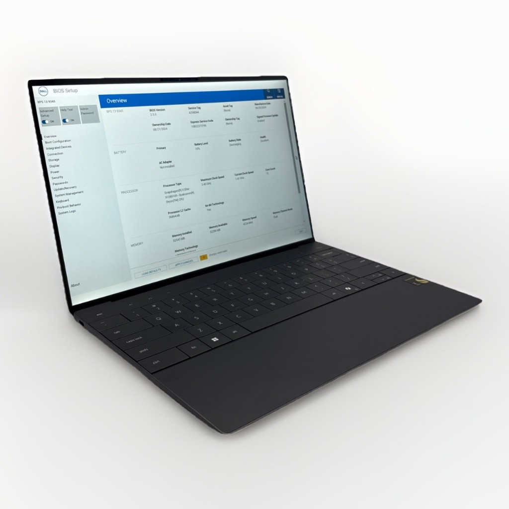 Laptop Cũ Dell Xps 9345 Snapdragon XElite | RAM 32GB | SSD 256GB | 13,4" FHD+ 120HZ