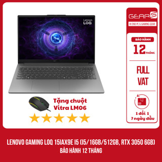 [Full VAT] Laptop Lenovo Gaming LOQ 15IAX9E I5 (I5/16GB/512GB, RTX 3050 6GB) -  Bảo Hành 12 Tháng