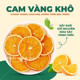 Cam sấy khô 1kg, trà cam vàng sấy lạnh, thái lát, nguyên miếng, pha trà detox, decor, trang trí