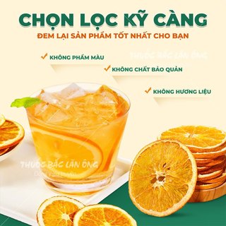 Cam sấy khô 1kg, trà cam vàng sấy lạnh, thái lát, nguyên miếng, pha trà detox, decor, trang trí