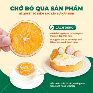 Cam sấy khô 1kg, trà cam vàng sấy lạnh, thái lát, nguyên miếng, pha trà detox, decor, trang trí