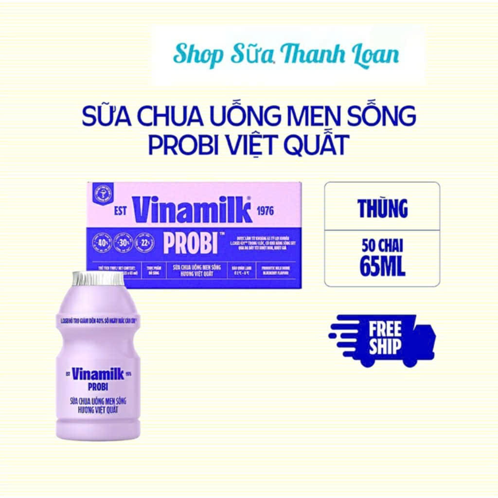Lốc 5 Chai Sữa Chua Uống Probi Việt Quốc 65ml.