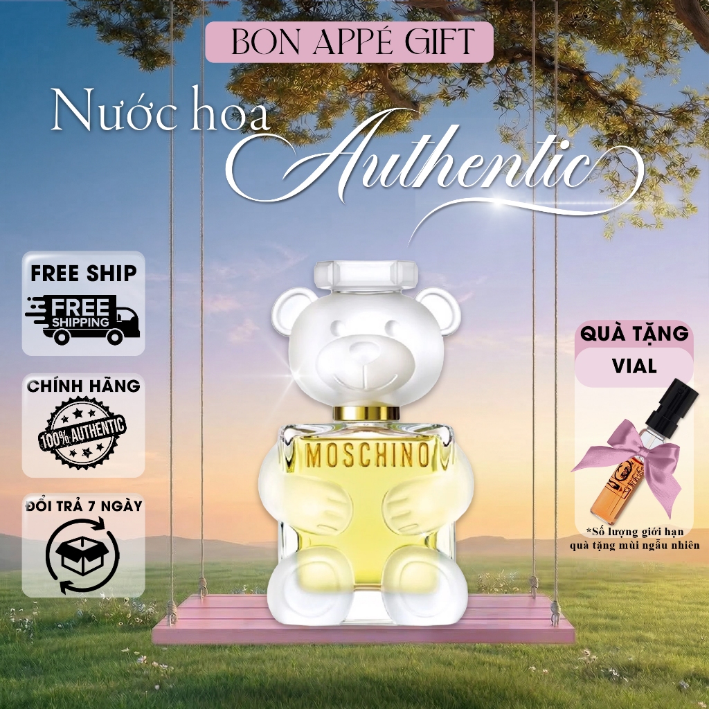 (SHOP MỚI) - Nước Hoa Nữ Moschino Toy 2 | 30ml | 50ml - Hoa cỏ, ngọt nhẹ, dễ thương, năng động - Bon