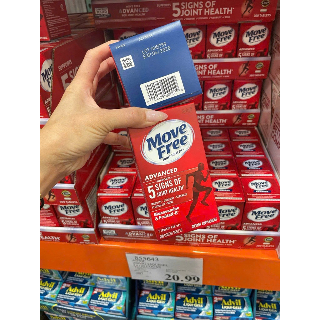 Move Free Joint Health Advanced 200 viên của Mỹ