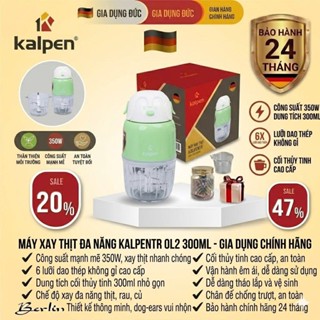 (KALPEN CHÍNH HÃNG) Máy xay thịt đa năng cối thuỷ tinh Kalpen OL2 300ml