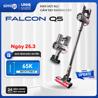 Máy hút bụi cầm tay không dây UNIQ Falcon Q5 cây hút bụi lau nhà giường nệm gia đình đa năng xe ô tô ga sofa mini