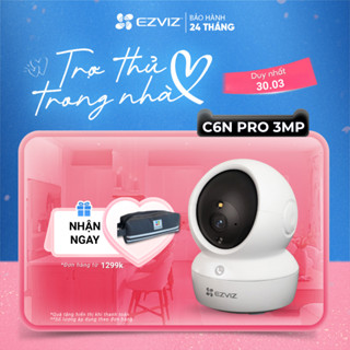 Camera WIFI EZVIZ C6N Pro 3MP Trong nhà, Quay Quét 360 Độ, Đàm Thoại 2 Chiều - Bản nâng cấp của C6N