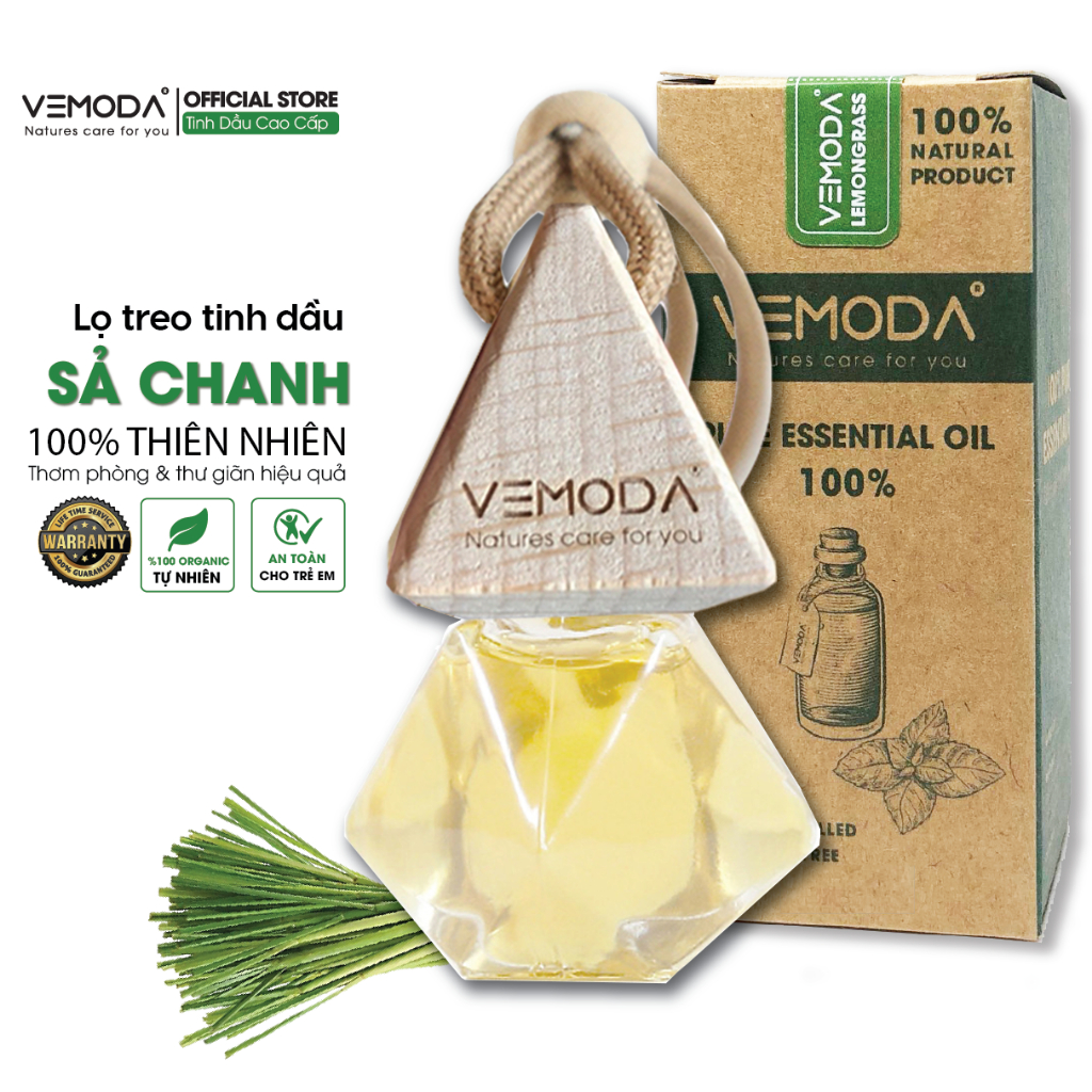 Tinh dầu treo xe ô tô, treo tủ quần áo giúp khử mùi, làm thơm. Lọ treo tinh dầu thiên nhiên.