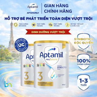 Combo 2 hộp sữa Aptamil Profutura Úc số 3 dành cho bé từ 1 - 3 tuổi 900g