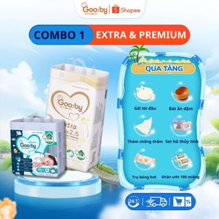 [Kèm quà] Tã/Bỉm dán và quần Gooby (ngày và đêm) siêu mỏng, siêu nhẹ, chống tràn cho bé từ 3-30kg