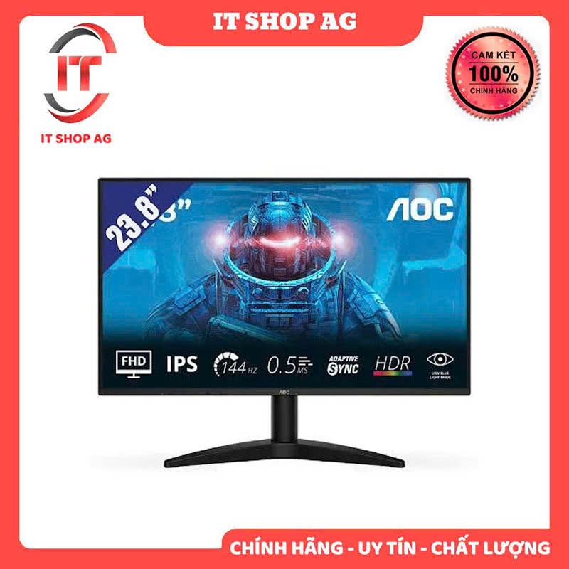 Màn hình AOC 24B36X | 24 inch, FHD, IPS, 144Hz, 1ms - Chính Hãng Phân Phối