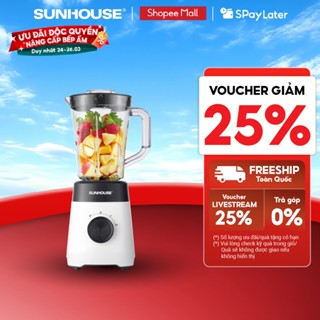 Máy xay sinh tố đa năng Sunhouse SHD5114 - Công suất 450W - Lưỡi dao Inox sắc bén - 3 chức năng - Hàng chính hãng