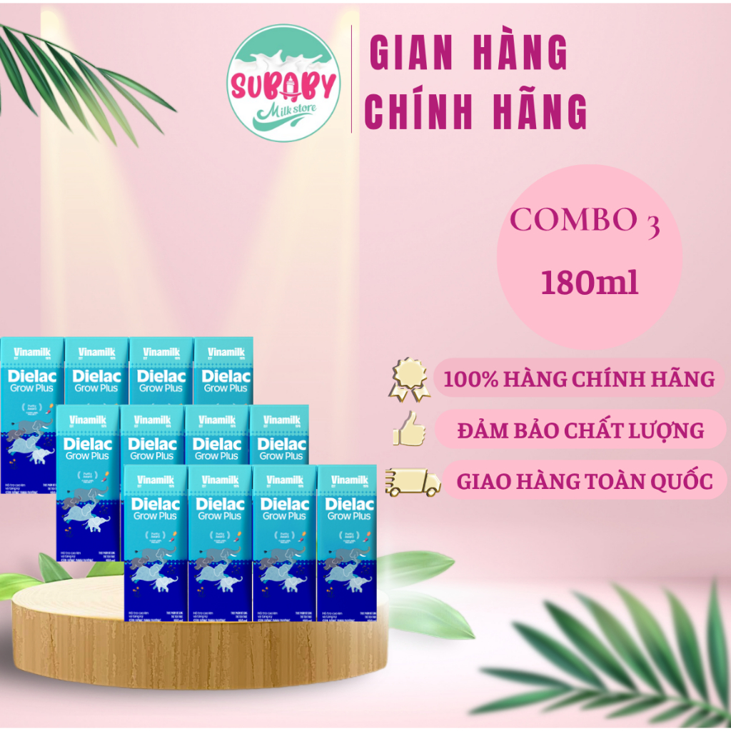 Sữa bột pha sẵn Vinamilk Dielac Growlus 110ml /180ml