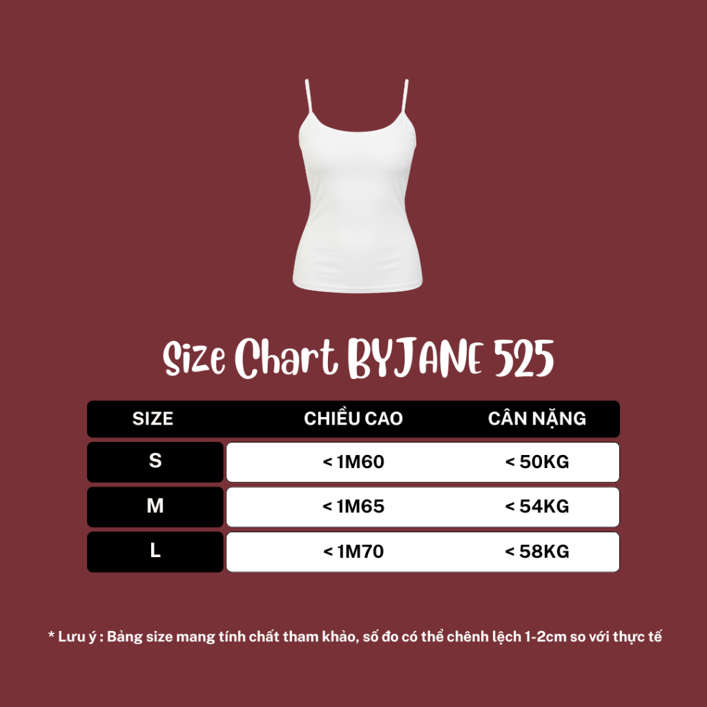 ( 39kg-62kg KÈM MÚT) Áo Hai Dây Bản Nhỏ Phong Cách Cá Tính Co Dãn 4 Chiều BYJANE-525 | BigBuy360 - bigbuy360.vn