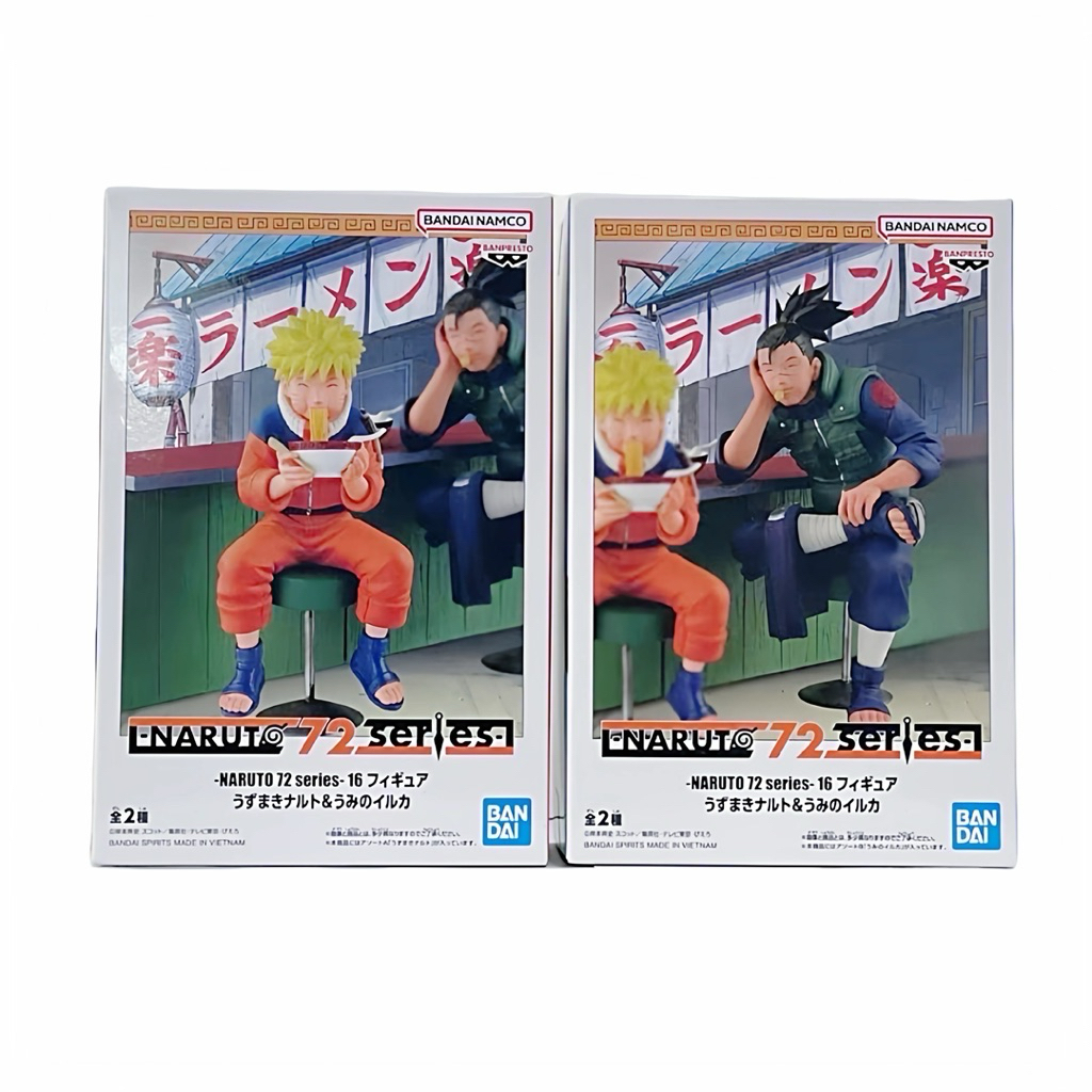 Mô Hình Naruto IruKa Ăn Mì Ramen Chính Hãng Bandai