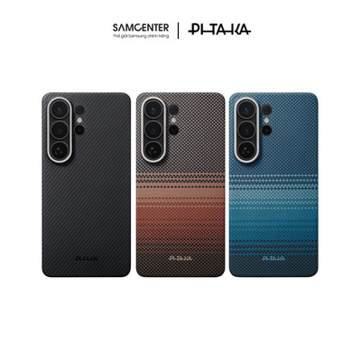 [Samsung S26 Plus] Ốp lưng PITAKA Ultra Slim Moment (Edge) siêu mỏng kết hợp Aaron Button