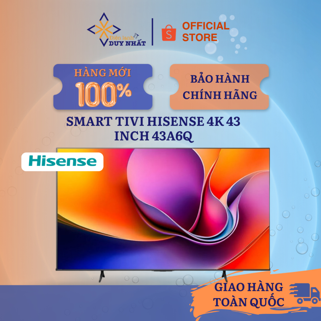 Smart Tivi Hisense 4K 43 Inch 43A6Q
