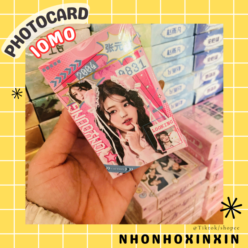 50 hình ảnh JANG WONYOUNG hologram lấp lánh Photocards LOMO Card KPOP
