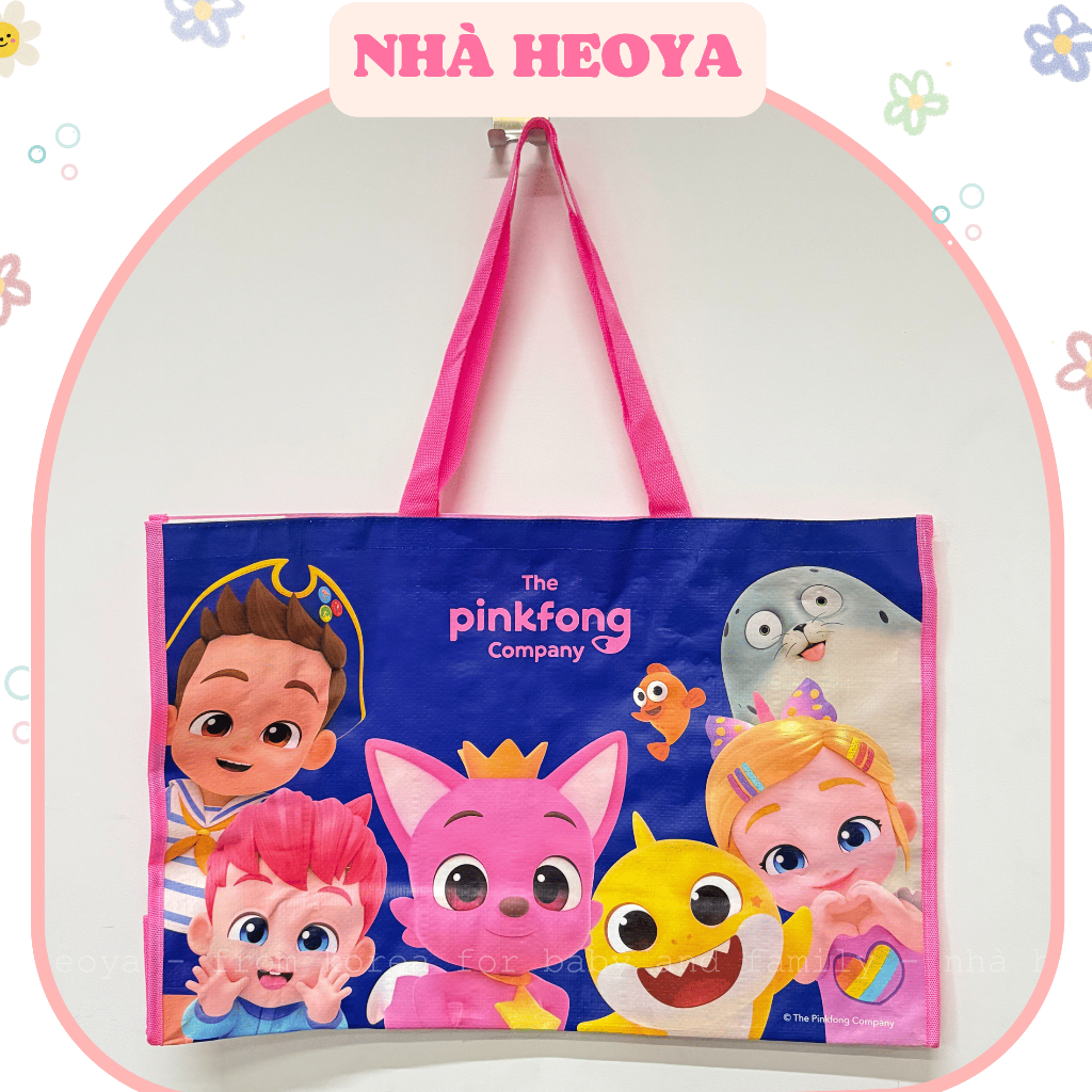 TÚI BẠT ĐA NĂNG PINKFONG BABY SHARK BEBEFINN ĐỰNG HÀNH LÝ, ĐỒ CHƠI CHỐNG THẤM NƯỚC