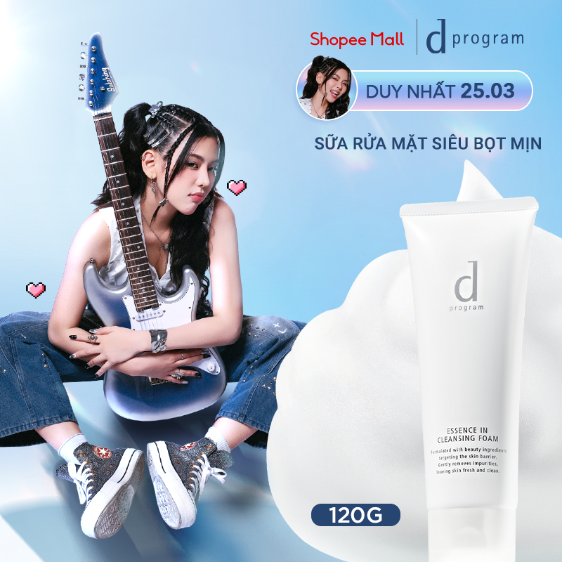 Sữa rửa mặt siêu bọt d Program Cleansing Foam 120g