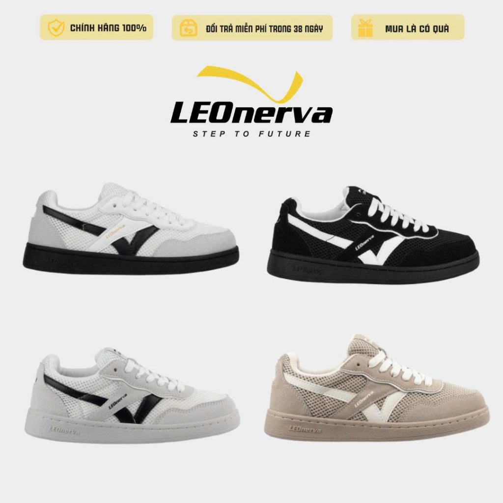 Giày Thể Thao Sneaker Unisex LEOnerva 808 Lưới VS2 - 5 Màu Bestseller - Đi Đúng Size - 2