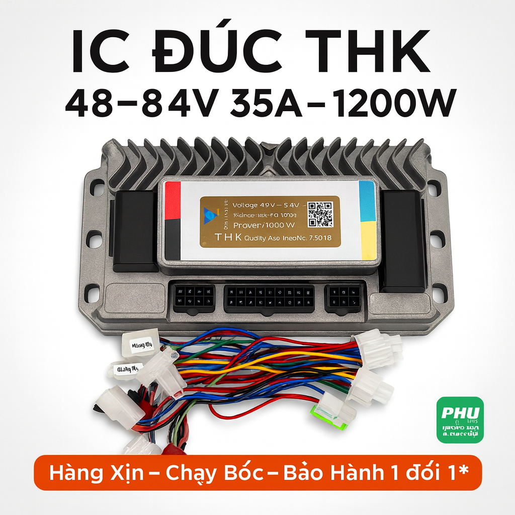 IC xe điện Đúc THK 500 -1200W mở tua Chính Hãng + Chip mở tua. Có video hướng dẫn lắp đặt