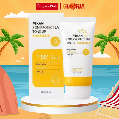 Kem Chống Nắng Vật Lý PEKAH Skin Protect UV Sun Block SPF 50+ PA++++ 70ml