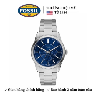 Đồng hồ nam Fossil Pearson Multifunction FS6134 mặt Xanh dương, 42MM, dây thép không gỉ
