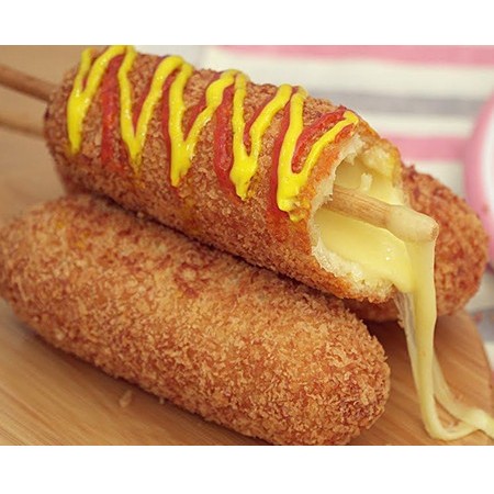 Hotdog Phô Mai Kiểu Hàn Quốc Khay 500g