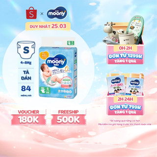 Tã dán cao cấp Moony NB/S/M/L - Nhập khẩu từ Nhật Bản