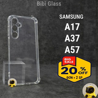 Ốp lưng Samsung A17, A37, A57 5G dẻo trong suốt silicon chống sốc bảo vệ camera đt ss bibi glass