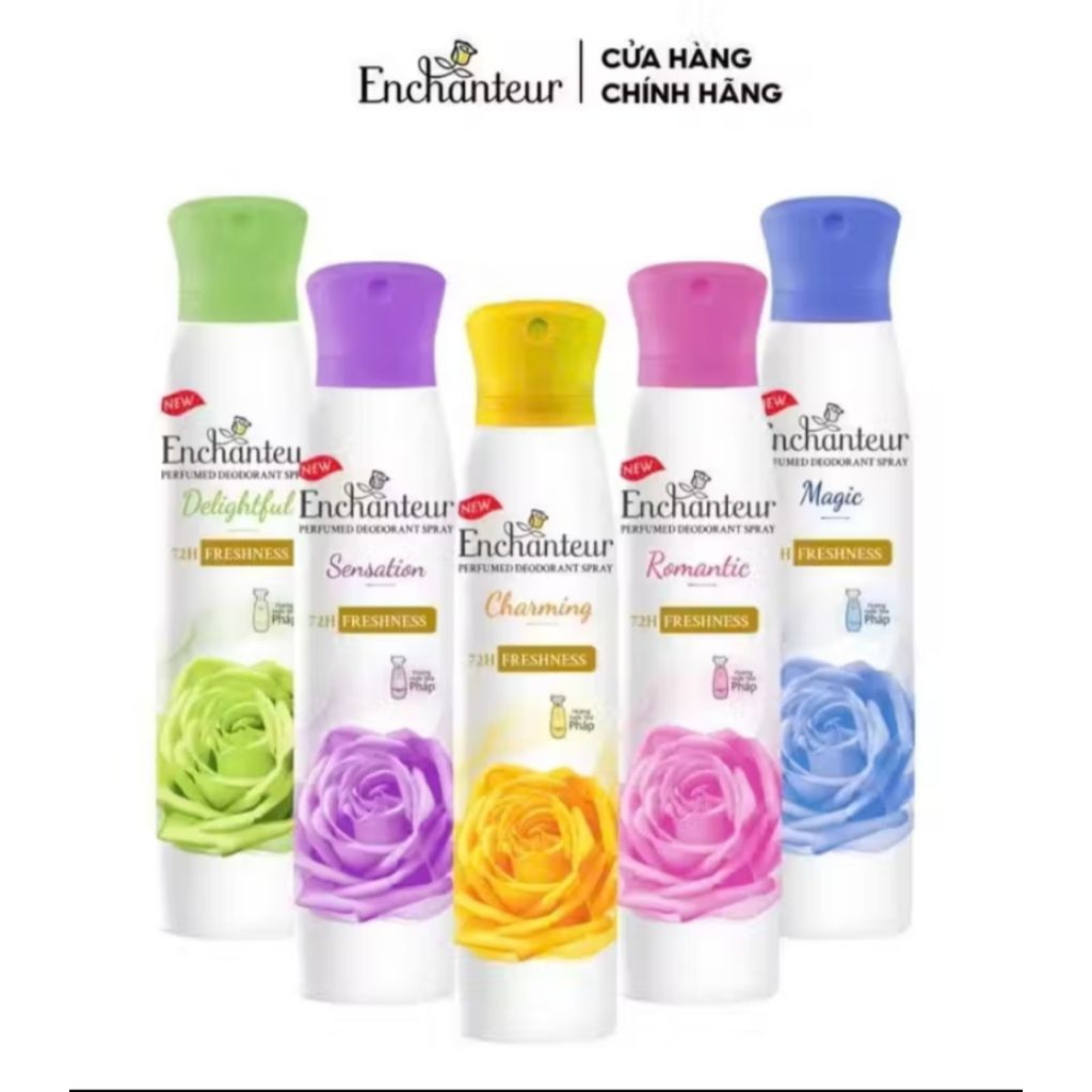 Xịt khử mùi hương nước hoa Enchanteur
