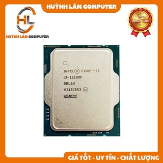 CPU Intel Core i3 12100F Tray | LGA 1700, 4 nhân/8 luồng - Không Fan