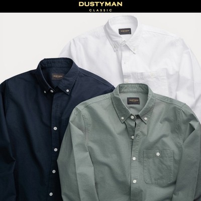Áo Sơ Mi Nam Dài Tay Kent Dustyman, Vải Oxford Cotton, Form Regular Fit S800