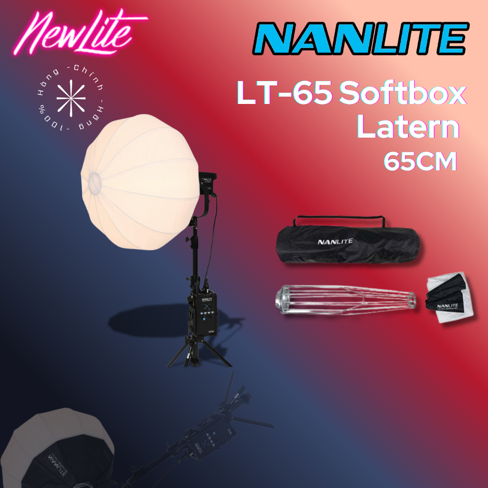 NANLITE LT-65 Softbox Latern - Softbox Tản Sáng Cầu Vồng 65cm