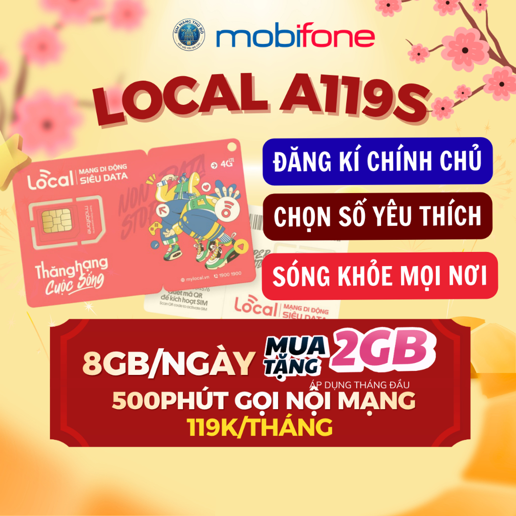 SIM LOCAL 4G/5G MANG MOBIFONE A45F A69S A79S A89D A99S A119S CHỌN SỐ ĐẸP ĐĂNG KÍ CHÍNH CHỦ TRỌN ĐỜI