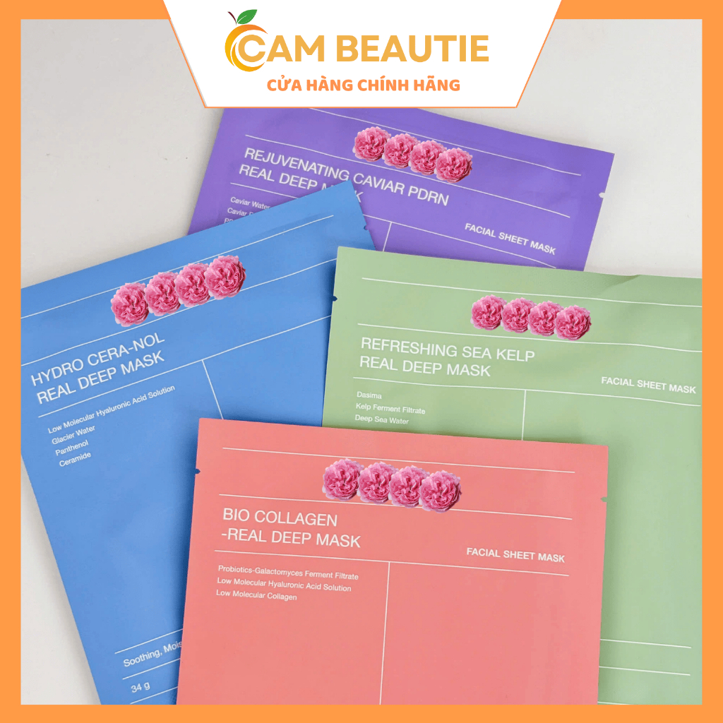 Mặt nạ Biodance Bio-Collagen/Refreshing Sea Kelp Real/Hydro Cera-Nol/Rejuvenating Caviar PDRN Mask