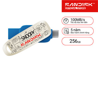 USB 3.2 OTG Sandisk Snoopy Phone Drive Type-C SDDDC6 64GB/128GB/256GB 100MB/s - Bảo hành 5 năm