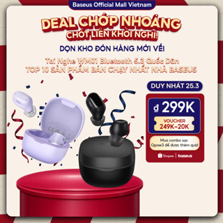Tai Nghe Baseus WM01 Bluetooth 5.3 tai nghe Chống Ồn Có Micro điều Khiển Bằng Cảm ứng