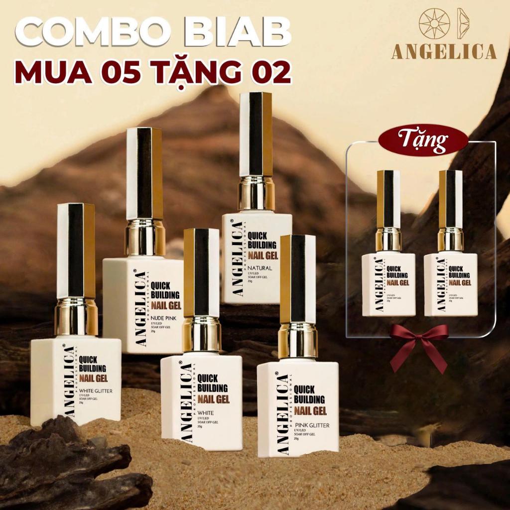 Gel Biab Màu Best Seller ANGELICA Chính Hãng Chai 20g - Gel Biad Cao Cấp Nail