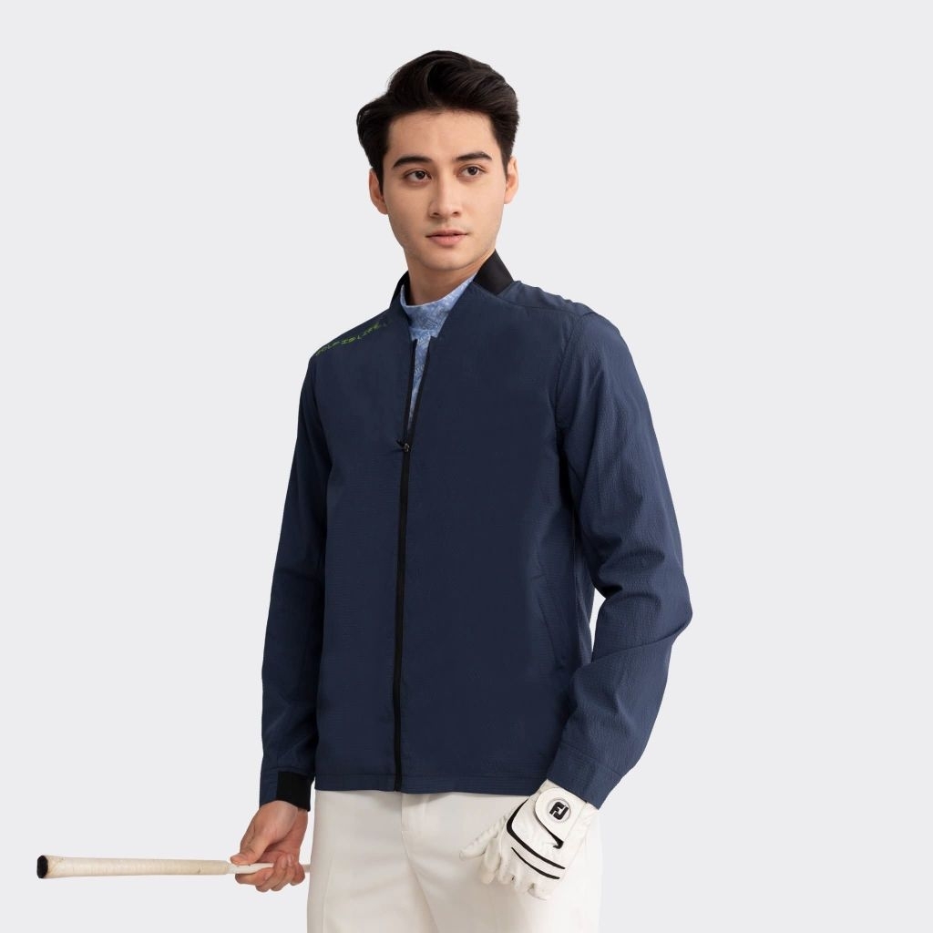 Tag 2500 - Áo khoác hai lớp Nam Aristino Golf AJKG05W2 xanh