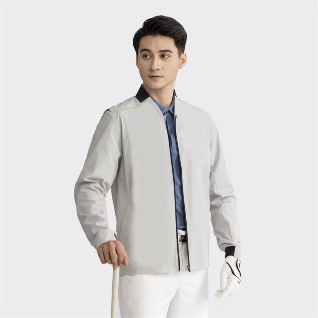 Tag 2500 - Áo khoác hai lớp Nam Aristino Golf AJKG05W2 xám
