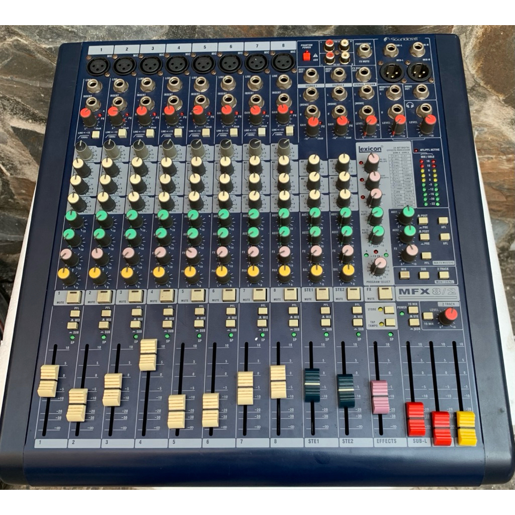Bàn Mixer Soundcraft MFX8/2 hàng bãi