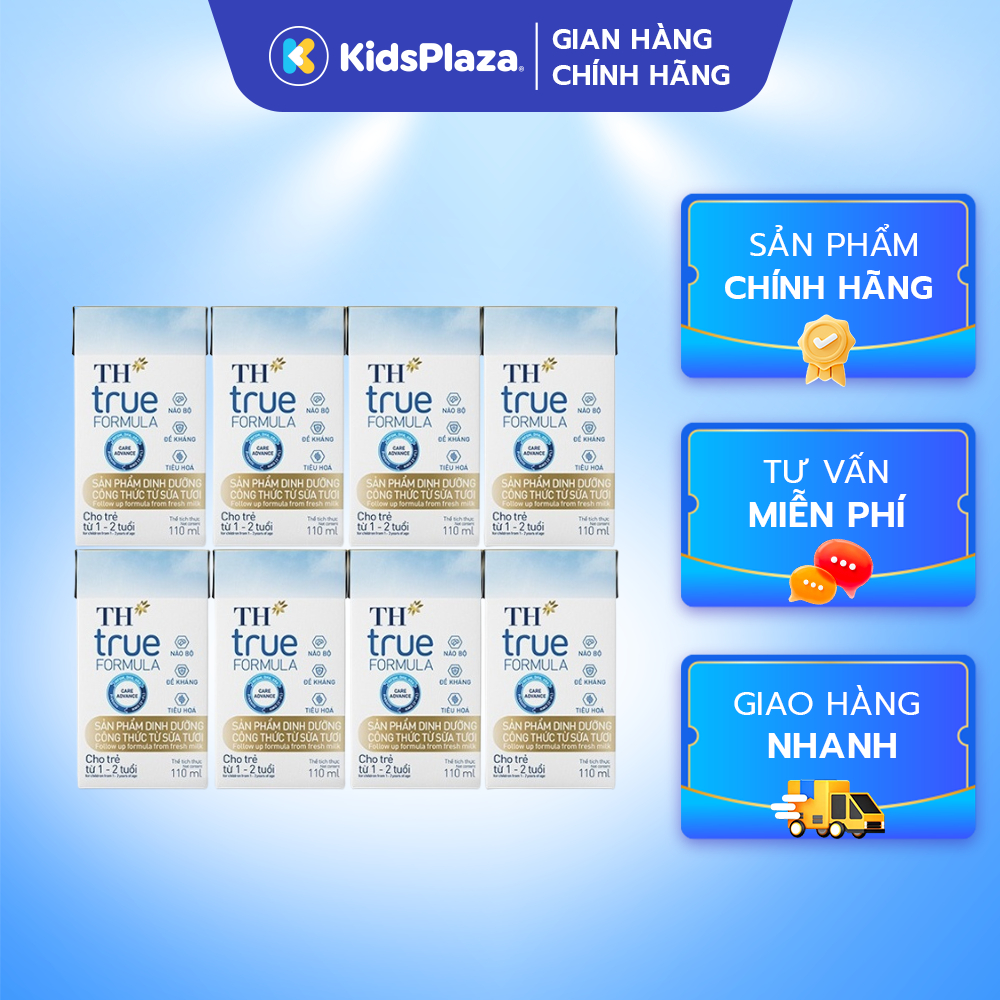 Sữa nước TH True Milk Formula 4x110ml (1-2Y)
