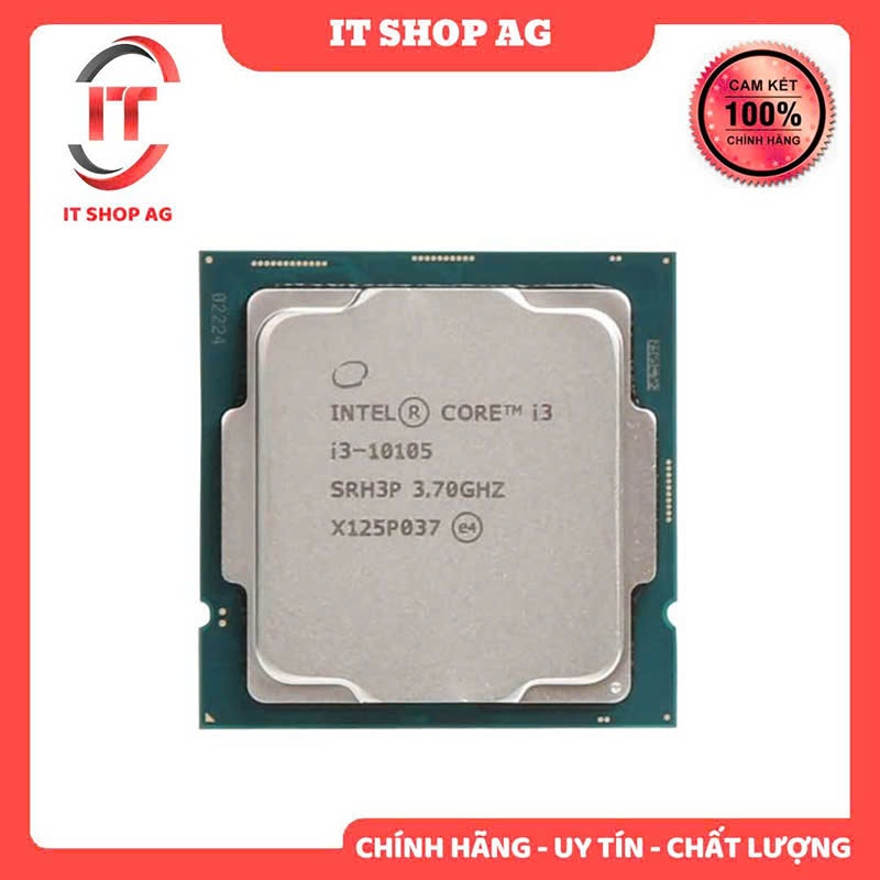 CPU Intel Core i3 10105 Tray (Socket 1200 - 4 Cores - 8 Threads) - Không Fan