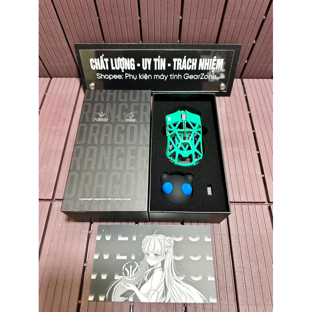 (New 12 tháng ) Chuột Gaming không dây WLMouse Beast X 4Khz - Max 8K / Fabulous Beast 8K / Strider