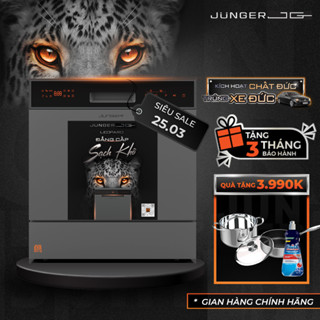 [TẶNG 2 QUÀ + LẮP 0Đ] Máy Rửa Chén Bát JUNGER JG Leopard DWJ-103, 12-13 Bộ, Diệt Khuẩn UV, BH 7 năm Sạch Khô Tuyệt Đối