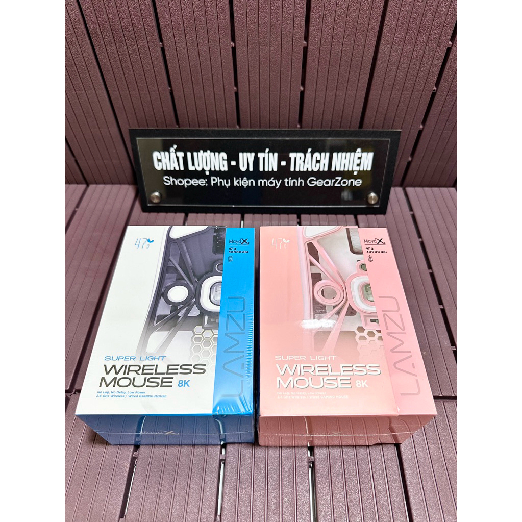 (CHÍNH HÃNG 12th) Chuột không dây siêu nhẹ Lamzu Maya 8KHz và Lamzu Maya X 8KHz chính hãng